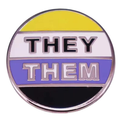 Non Binary They/Them pin