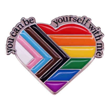 You Can Be Yourself With Me pin