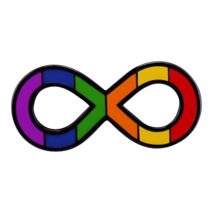 Rainbow Infinity pin