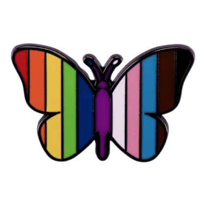 Rainbow Butterfly pin