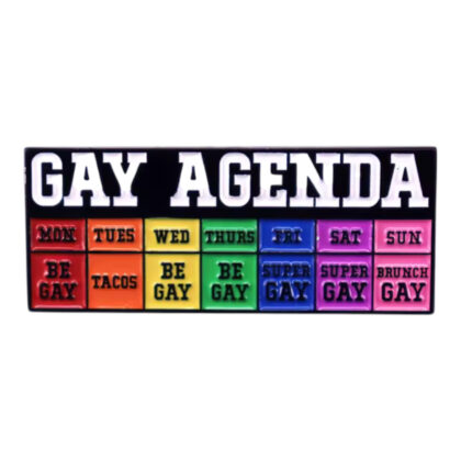 Gay Agenda pin