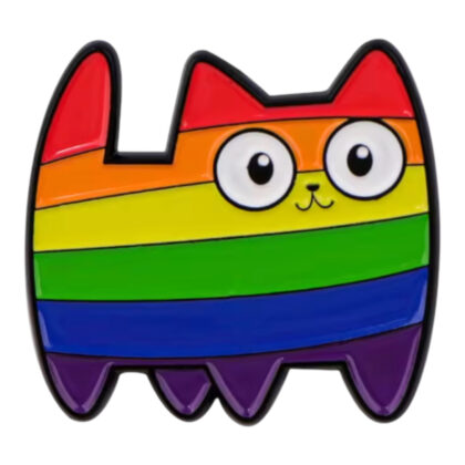 Rainbow Cat pin