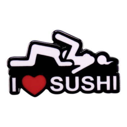 I <3 Sushi pin