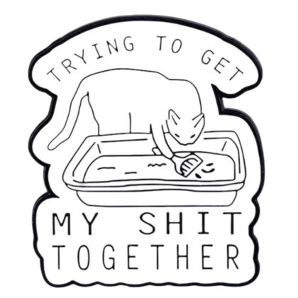 Trying To Get My Shit Together pin