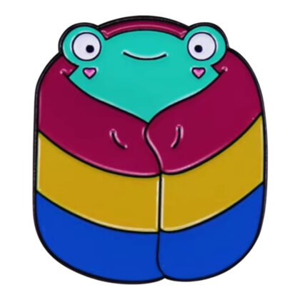 Pansexual Frog pin