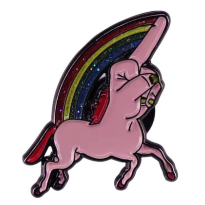 Finger Unicorn pin