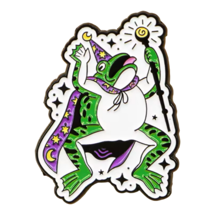 Frog Wizard Pin