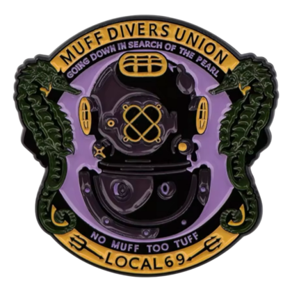 Muff Divers Union - Black Pin