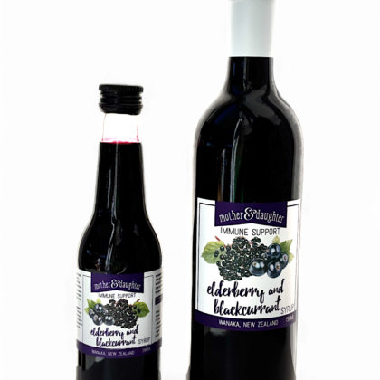 Elderberry and Blackcurrant Syrup