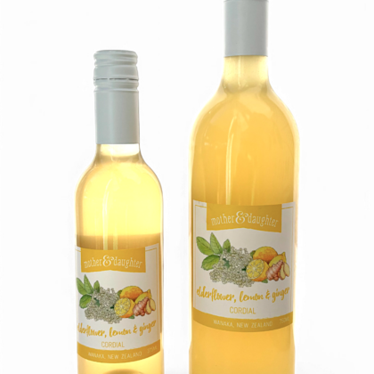 Elderflower, Lemon and Ginger Cordial