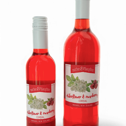 Elderflower and Raspberry Cordial