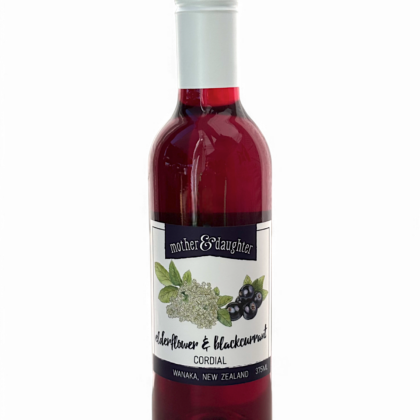 Elderflower and Blackcurrant Cordial
