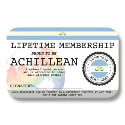 Achillean Lifetime Membership Card