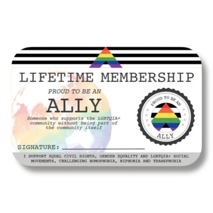 Ally Lifetime Membership Card