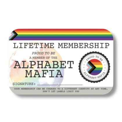 Alphabet Mafia Lifetime Membership Card
