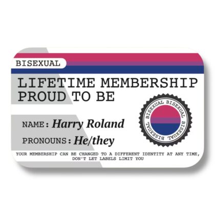 Lifetime Membership Proud To Be Bisexual Card