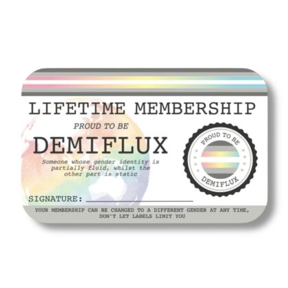 Demiflux Lifetime Membership Card