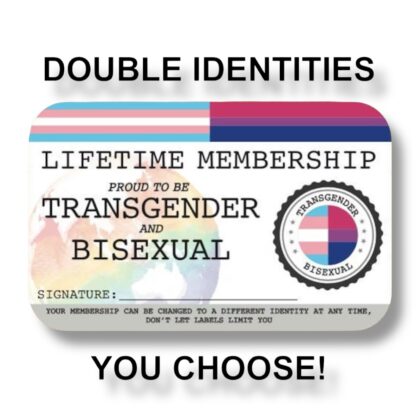 Double Identity Lifetime Membership Card