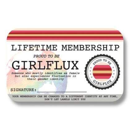 Girlflux Lifetime Membership Card