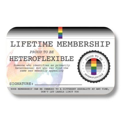 Heterosexual Lifetime Membership Card
