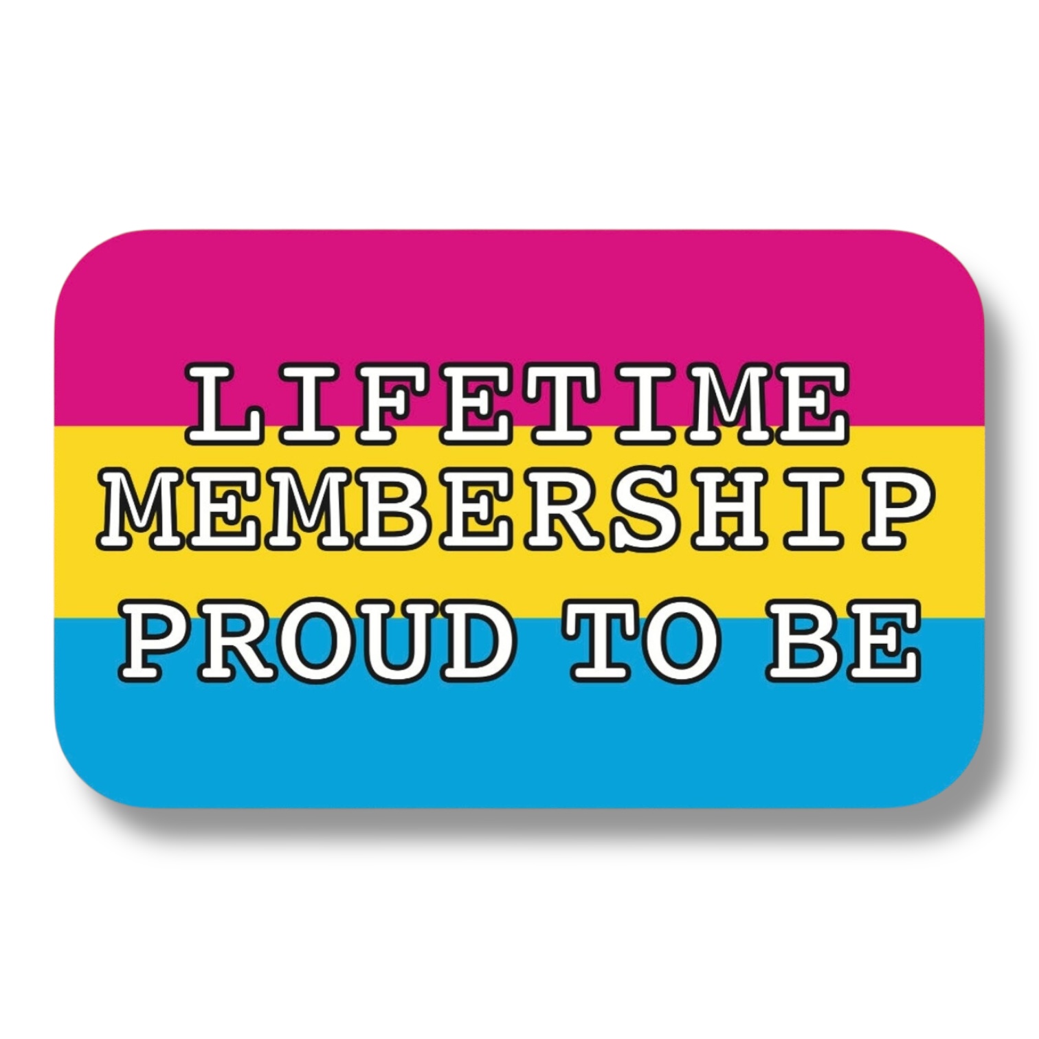Lifetime Membership Proud To Be Pansexual Card - Image 3
