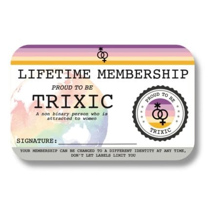 Trixic Lifetime Membership Card