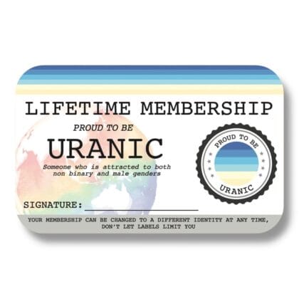 Uranic Lifetime Membership Card
