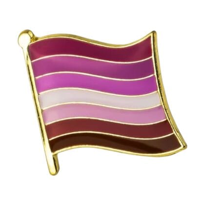 Lesbian (Outdated) Flying Flag Pin