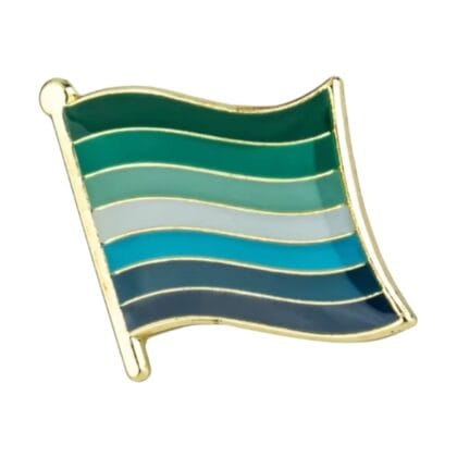 Gay MLM Flying Flag Pin
