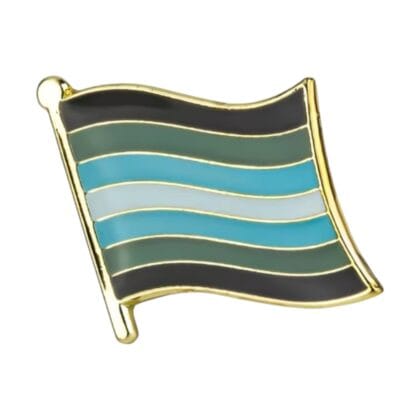Demiboy Flying Flag Pin