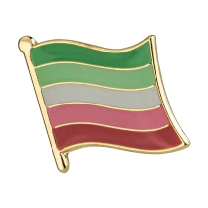 Abrosexual Flying Flag Pin