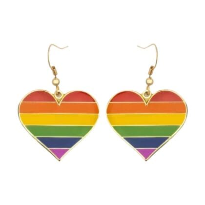 Pride Heart Earrings