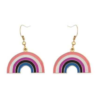 Gender Fluid Rainbow Earrings (Copy)