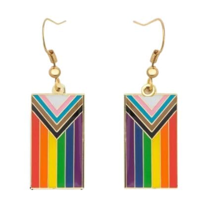 Progressive Pride Flag Earrings